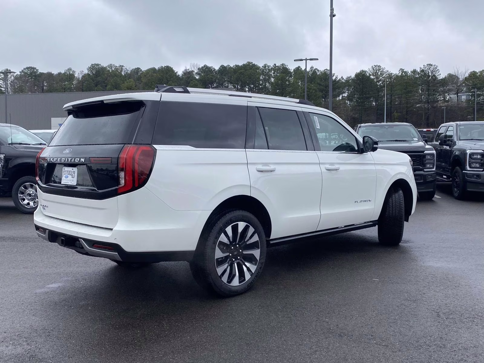 2025 Star White Metallic Tri-Coat Ford Expedition Platinum 4X4 SUV