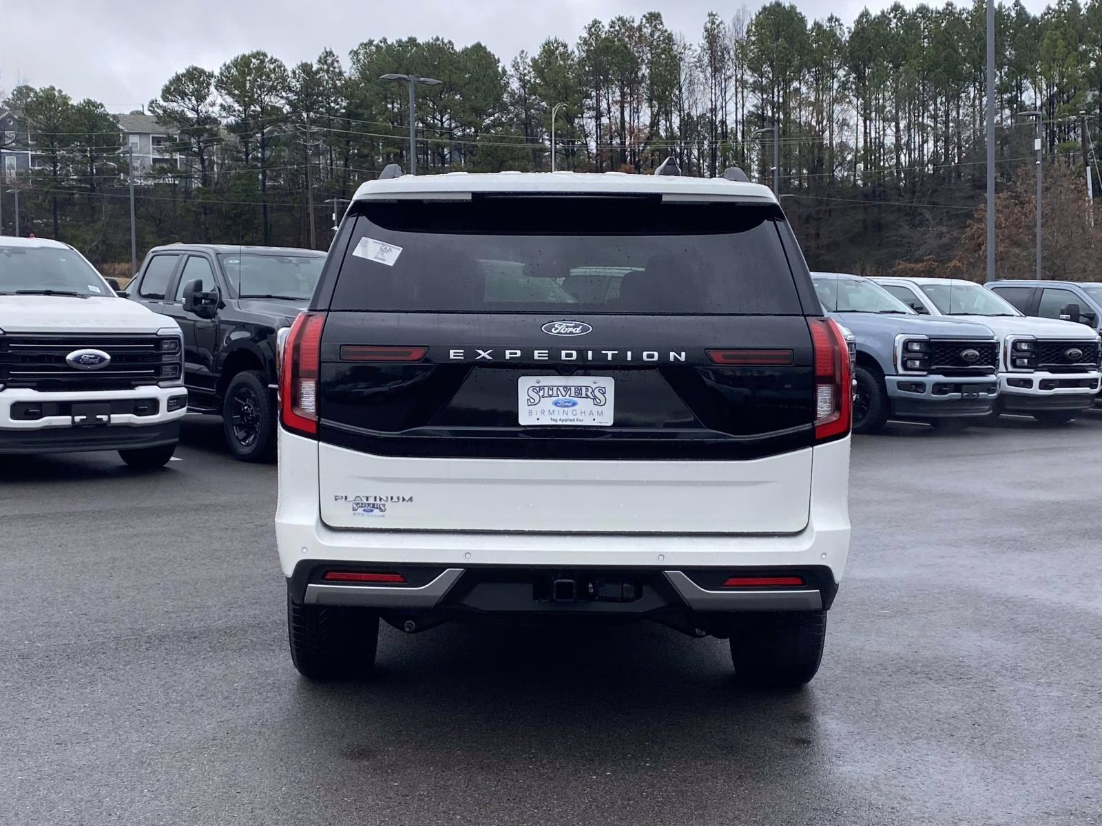 2025 Star White Metallic Tri-Coat Ford Expedition Platinum 4X4 SUV