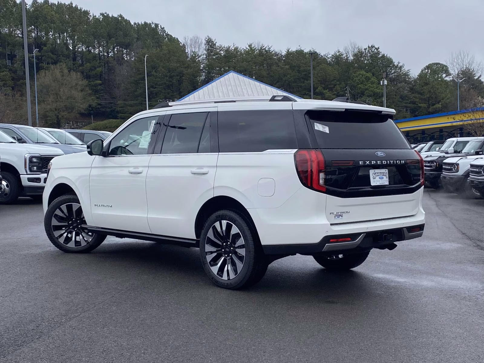 2025 Star White Metallic Tri-Coat Ford Expedition Platinum 4X4 SUV