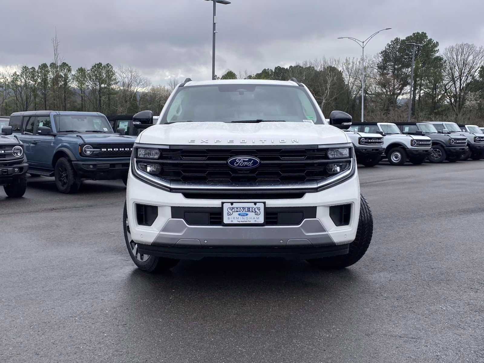 2025 Star White Metallic Tri-Coat Ford Expedition Platinum 4X4 SUV