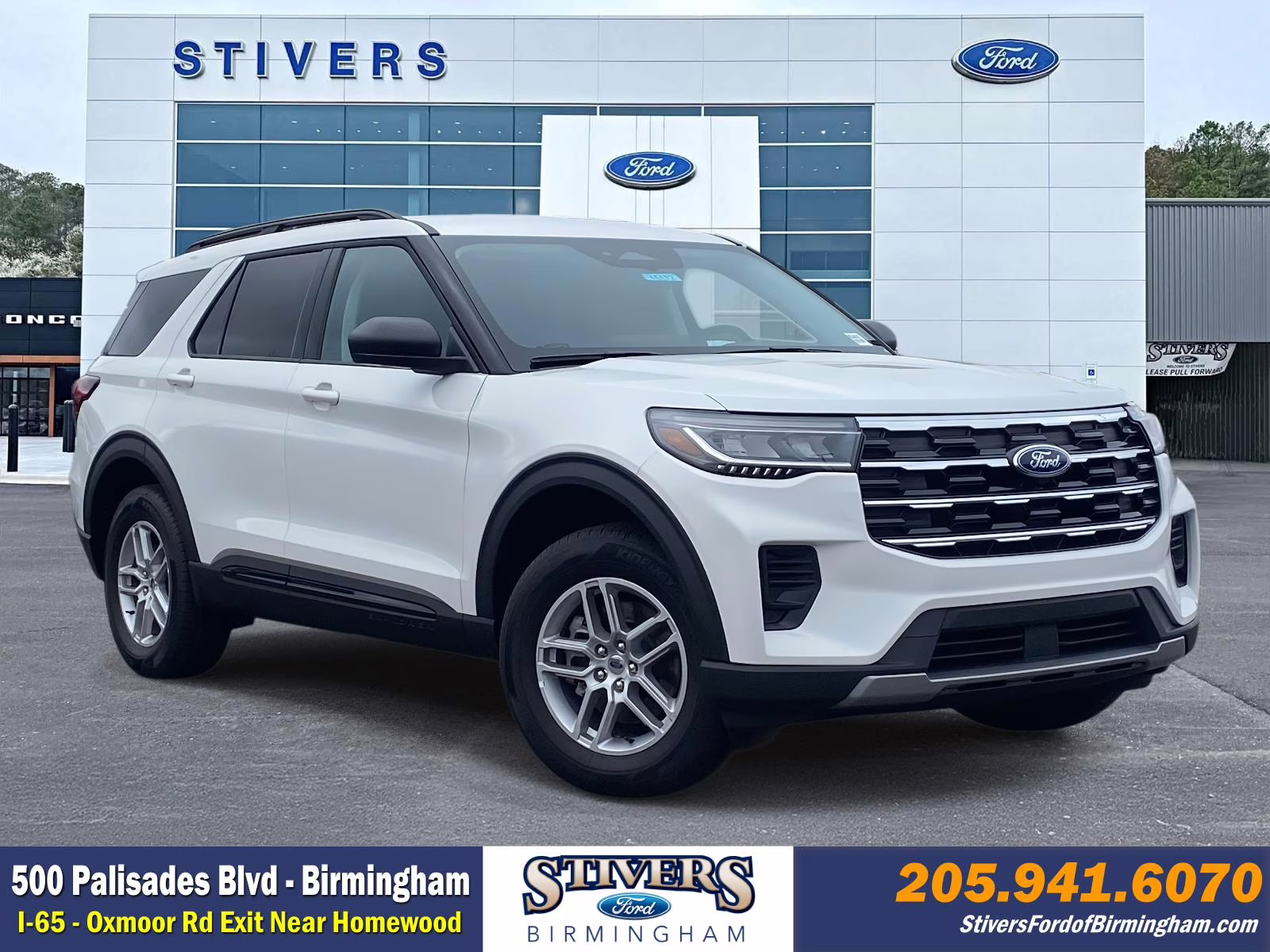 2026 White Metallic Ford Explorer Active 4X4 SUV