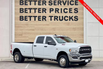 2023 Bright White Clearcoat Ram 3500 Tradesman 4X4 Truck