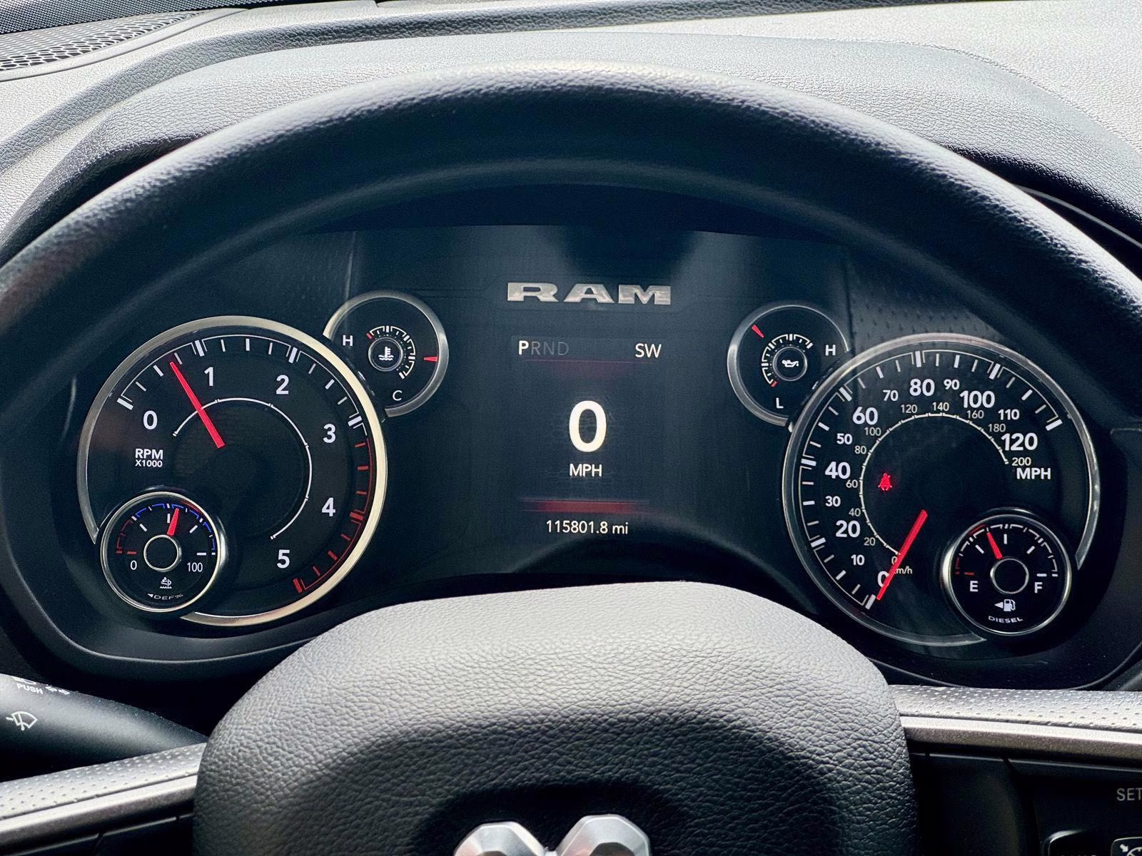 2023 Bright White Clearcoat Ram 3500 Tradesman 4X4 Truck