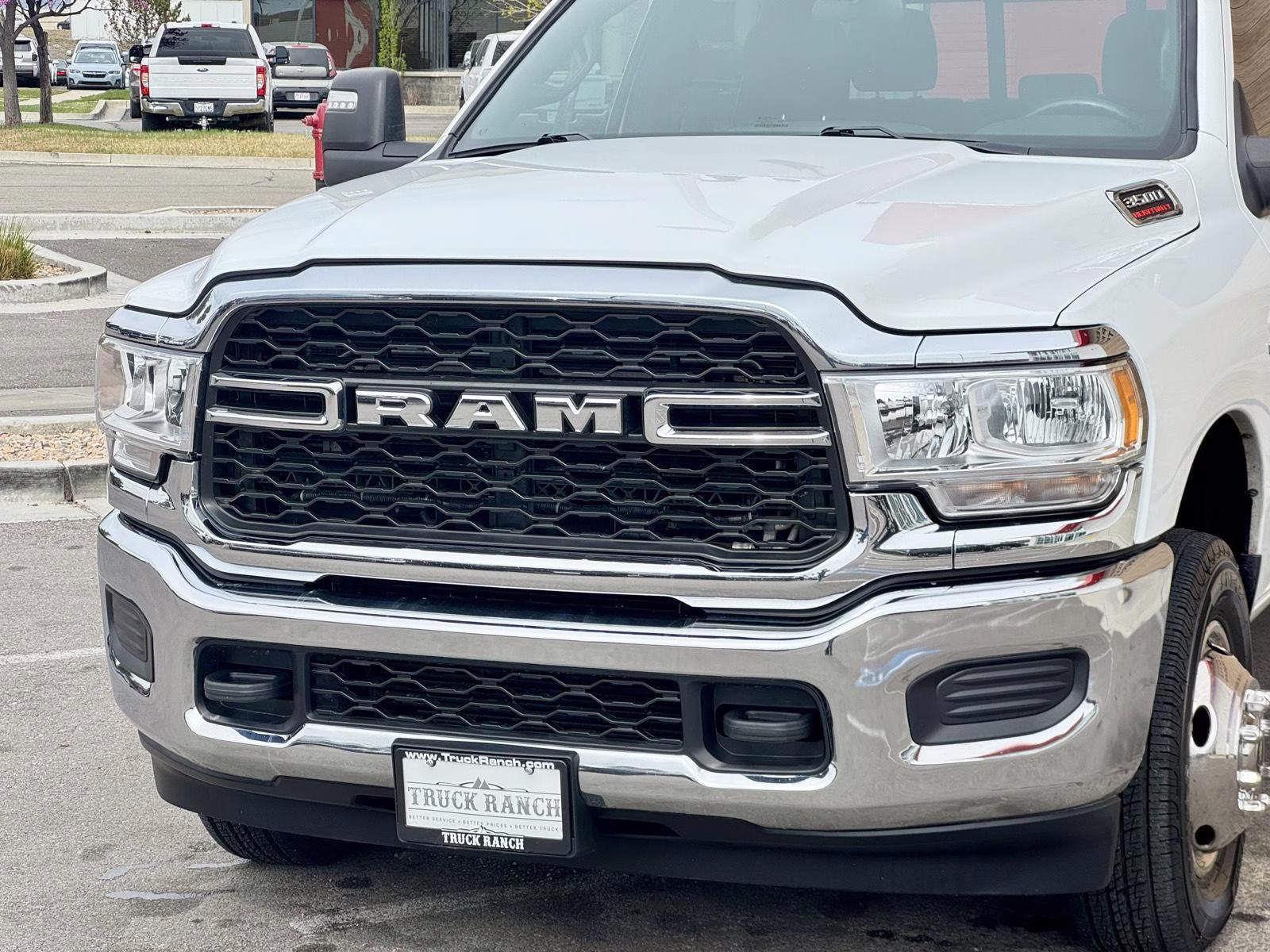 2023 Bright White Clearcoat Ram 3500 Tradesman 4X4 Truck