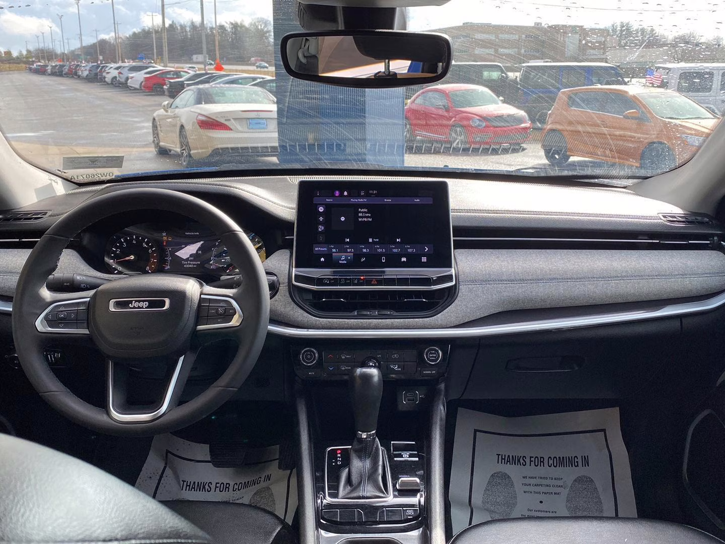 2022 Laser Blue Pearlcoat Jeep Compass Latitude 4X4 SUV