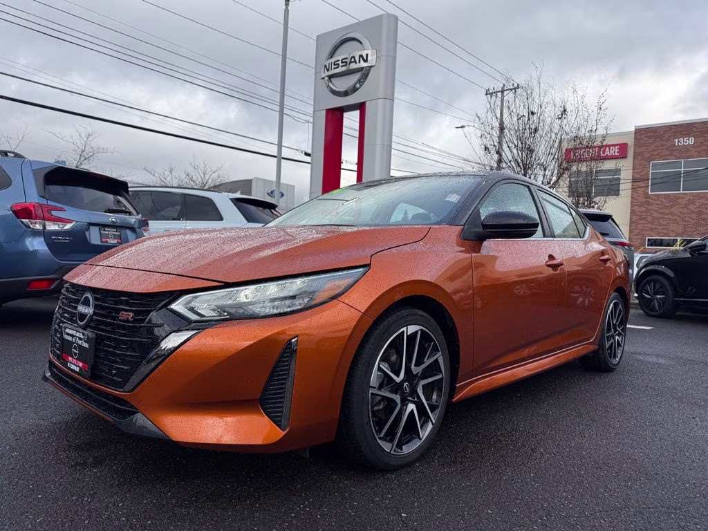 2024 Monarch Orange Metallic/Super Black Nissan Sentra SR FWD Sedan
