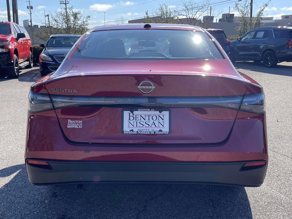 2026 Scarlet Ember Tintcoat Nissan Sentra SV FWD Sedan