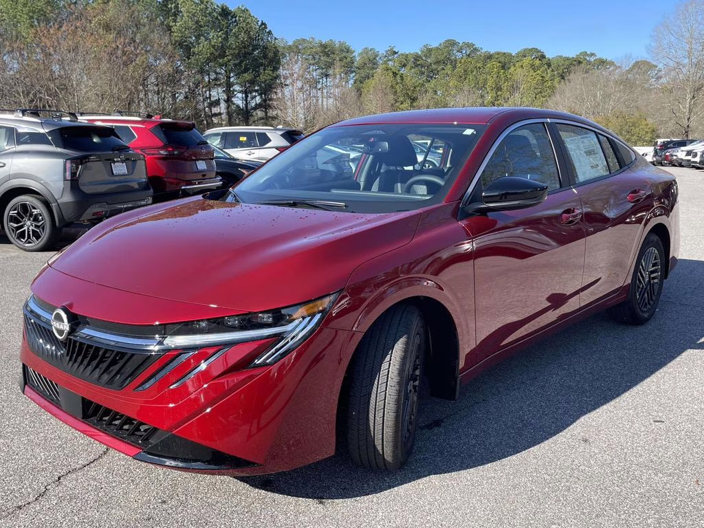 2026 Scarlet Ember Tintcoat Nissan Sentra SV FWD Sedan