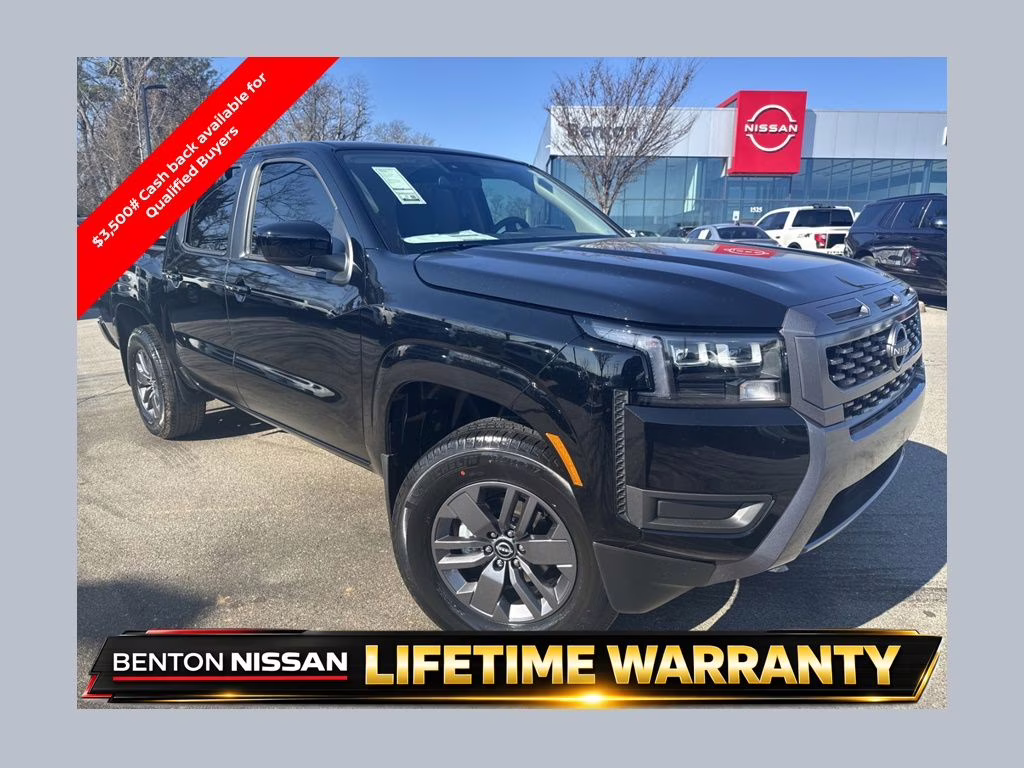 2026 Super Black Nissan Frontier SV 4X4 Truck
