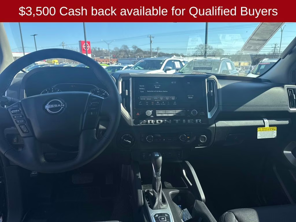 2026 Super Black Nissan Frontier SV 4X4 Truck