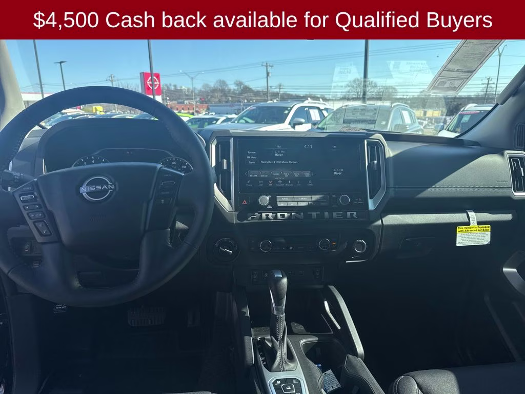 2026 Super Black Nissan Frontier SV 4X4 Truck