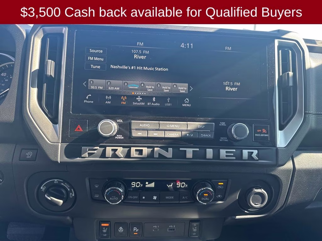 2026 Super Black Nissan Frontier SV 4X4 Truck