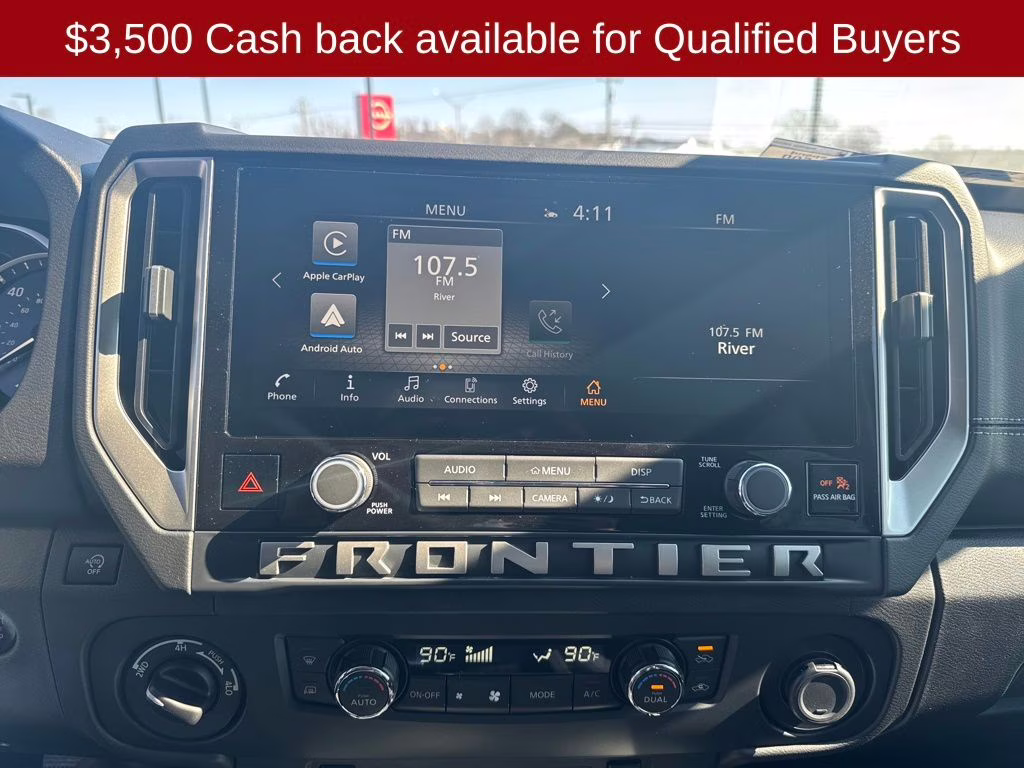 2026 Super Black Nissan Frontier SV 4X4 Truck