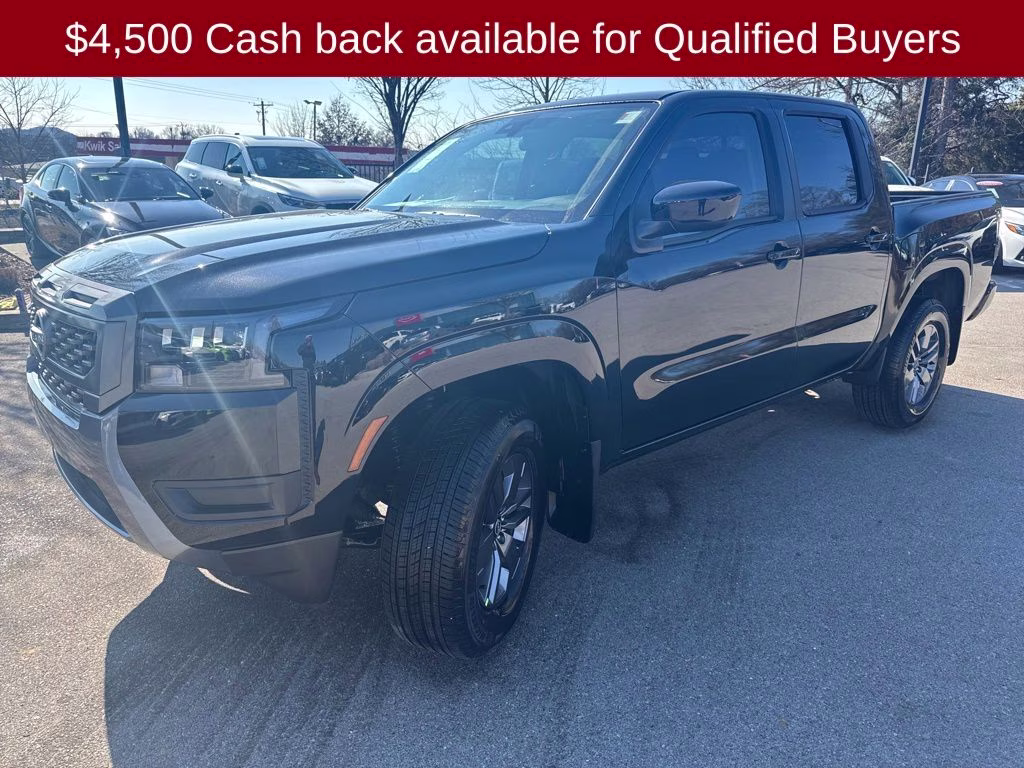 2026 Super Black Nissan Frontier SV 4X4 Truck