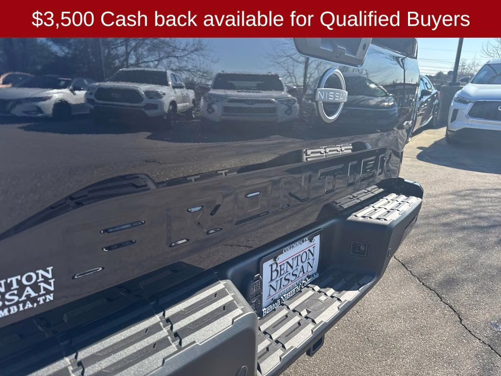 2026 Super Black Nissan Frontier SV 4X4 Truck