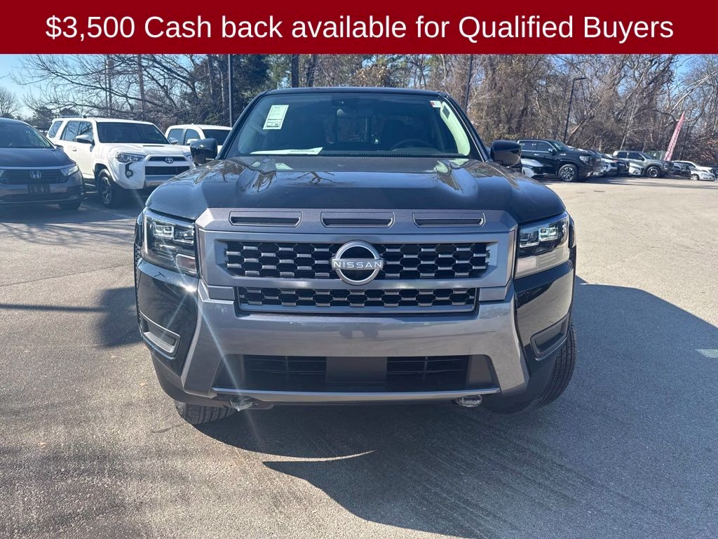 2026 Super Black Nissan Frontier SV 4X4 Truck