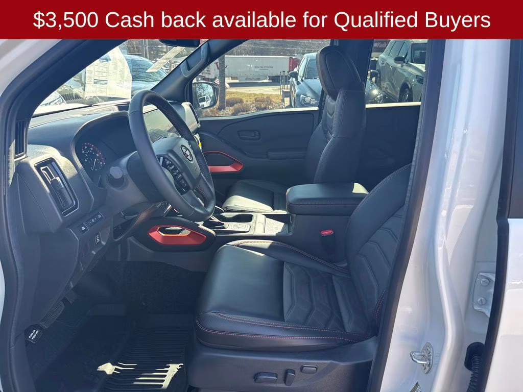 2026 Glacier White Nissan Frontier PRO-4X 4X4 Truck