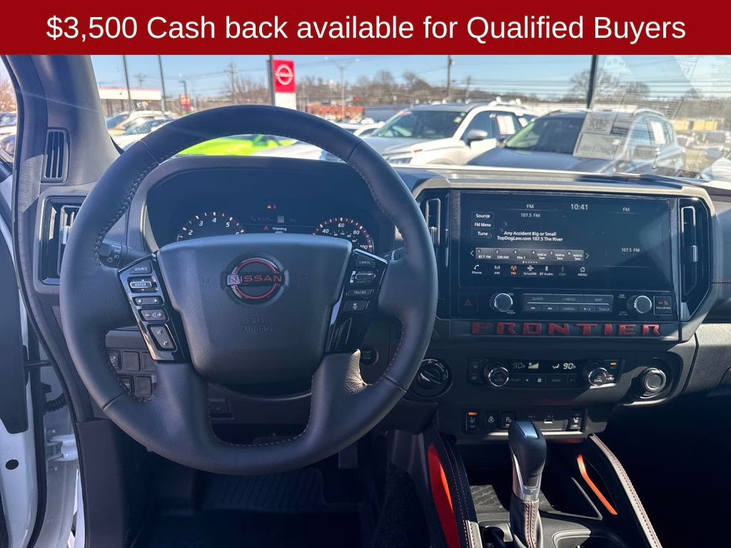 2026 Glacier White Nissan Frontier PRO-4X 4X4 Truck