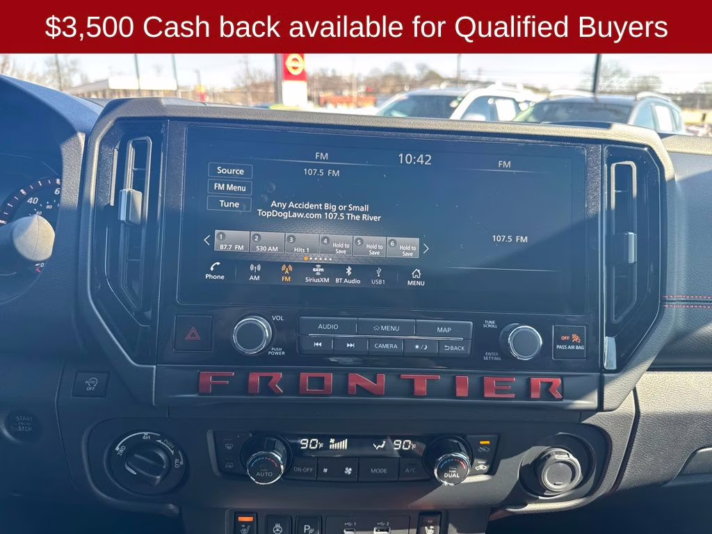 2026 Glacier White Nissan Frontier PRO-4X 4X4 Truck