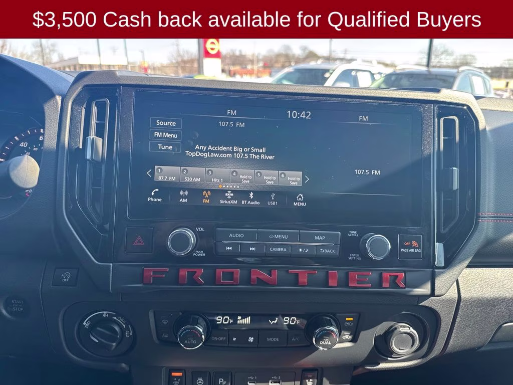 2026 Glacier White Nissan Frontier PRO-4X 4X4 Truck