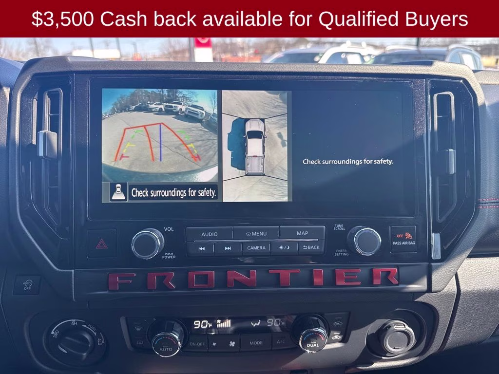 2026 Glacier White Nissan Frontier PRO-4X 4X4 Truck