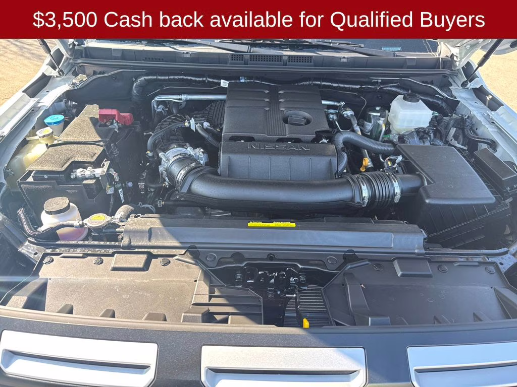 2026 Glacier White Nissan Frontier PRO-4X 4X4 Truck