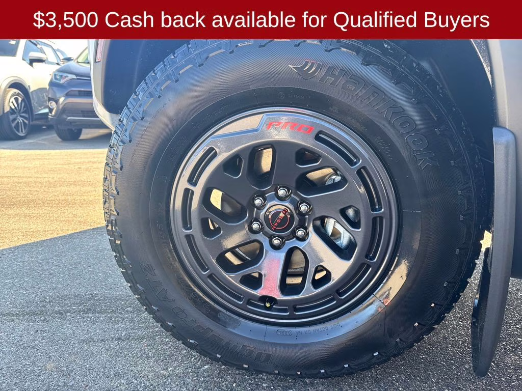 2026 Glacier White Nissan Frontier PRO-4X 4X4 Truck