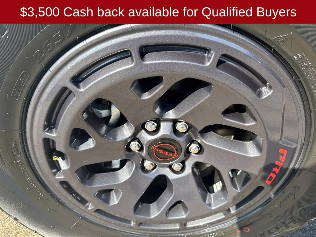 2026 Glacier White Nissan Frontier PRO-4X 4X4 Truck