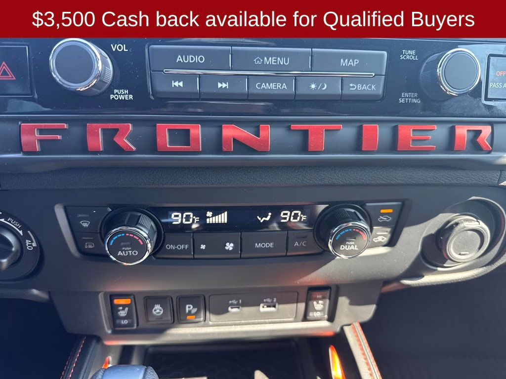 2026 Glacier White Nissan Frontier PRO-4X 4X4 Truck