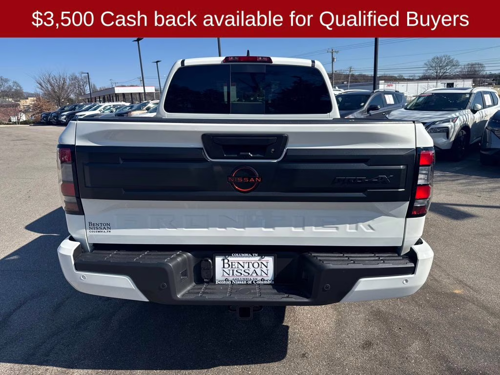 2026 Glacier White Nissan Frontier PRO-4X 4X4 Truck