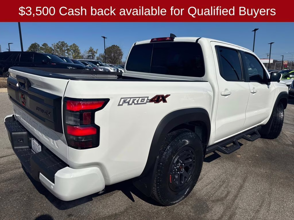 2026 Glacier White Nissan Frontier PRO-4X 4X4 Truck