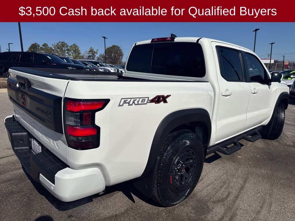 2026 Glacier White Nissan Frontier PRO-4X 4X4 Truck