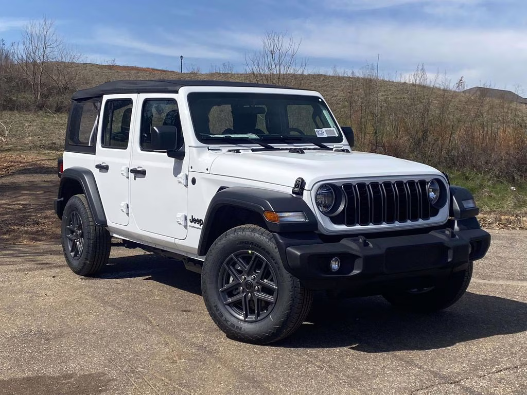 2026 bright white clearcoat Jeep Wrangler Sport 4X4 SUV