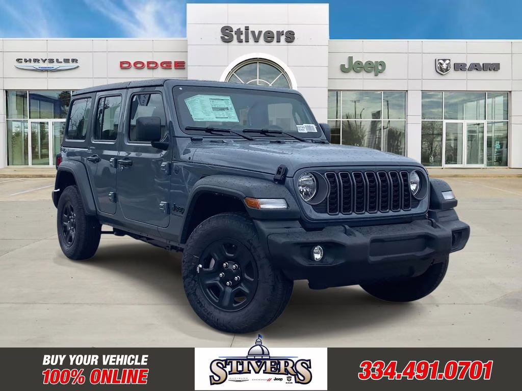 2026 Anvil Clear Coat Jeep Wrangler Sport 4X4 SUV