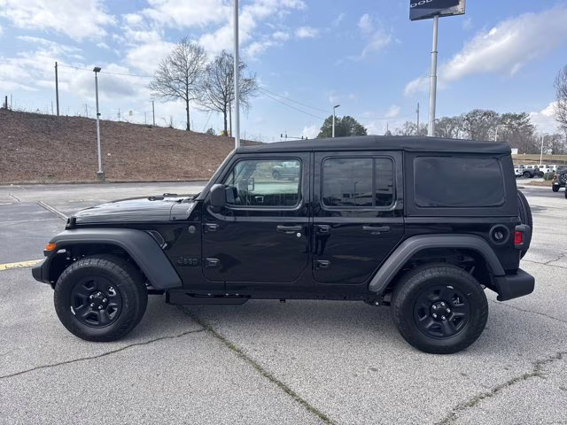 2026 Black Clearcoat Jeep Wrangler Sport 4X4 Convertible