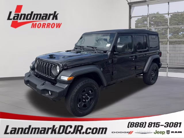 2026 Black Clearcoat Jeep Wrangler Sport 4X4 Convertible