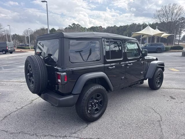 2026 Black Clearcoat Jeep Wrangler Sport 4X4 Convertible