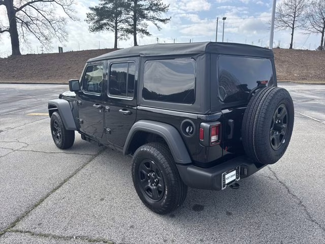 2026 Black Clearcoat Jeep Wrangler Sport 4X4 Convertible