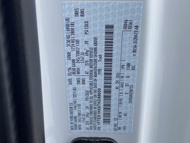 2026 Oxford White Ford F-150 XL RWD Truck