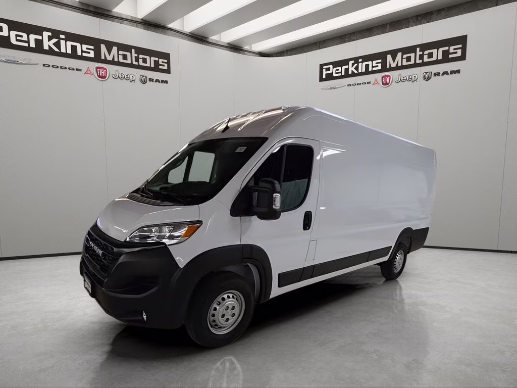 2026 Bright White Clearcoat Ram ProMaster 3500 High Roof FWD Van