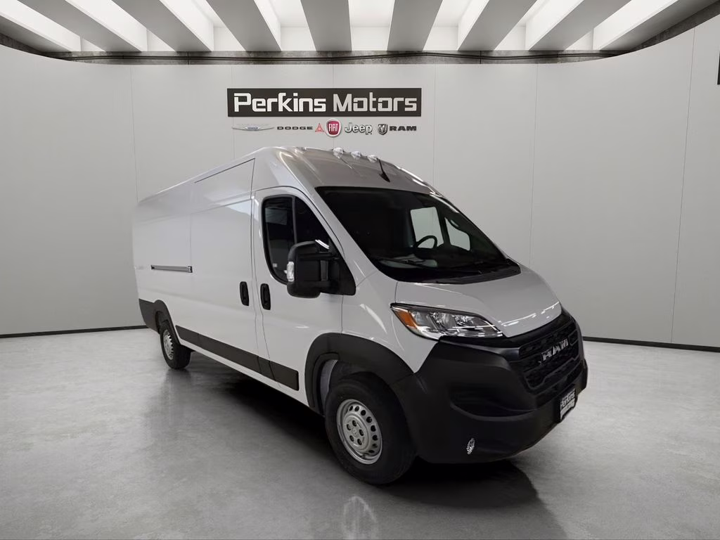 2026 Bright White Clearcoat Ram ProMaster 3500 High Roof FWD Van
