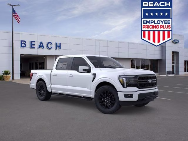 2026 Star White Metallic Tri-Coat Ford F-150 Lariat 4X4 Truck