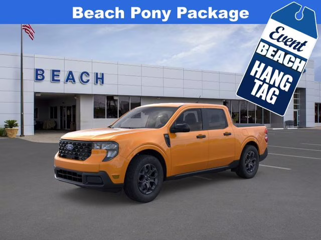 2026 Orange Fury Metallic Tri-Coat Ford Maverick XLT AWD Truck