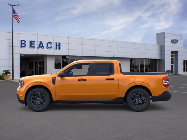 2026 Orange Fury Metallic Tri-Coat Ford Maverick XLT AWD Truck