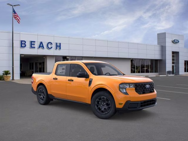 2026 Orange Fury Metallic Tri-Coat Ford Maverick XLT AWD Truck
