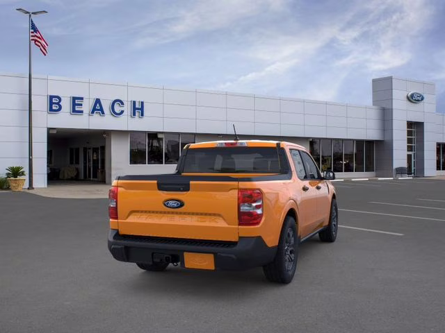 2026 Orange Fury Metallic Tri-Coat Ford Maverick XLT AWD Truck