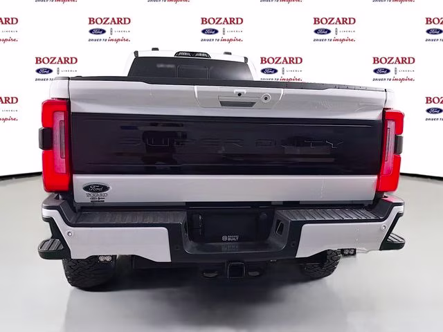 2026 Star White Metallic Tri-Coat Ford Super Duty F-350 SRW Platinum Bozard Built 4X4 Truck