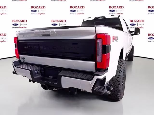 2026 Star White Metallic Tri-Coat Ford Super Duty F-350 SRW Platinum Bozard Built 4X4 Truck