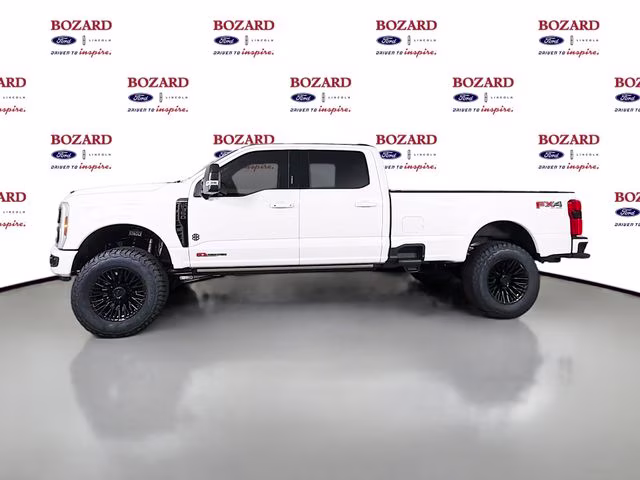2026 Star White Metallic Tri-Coat Ford Super Duty F-350 SRW Platinum Bozard Built 4X4 Truck