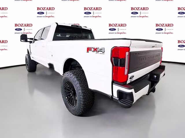 2026 Star White Metallic Tri-Coat Ford Super Duty F-350 SRW Platinum Bozard Built 4X4 Truck